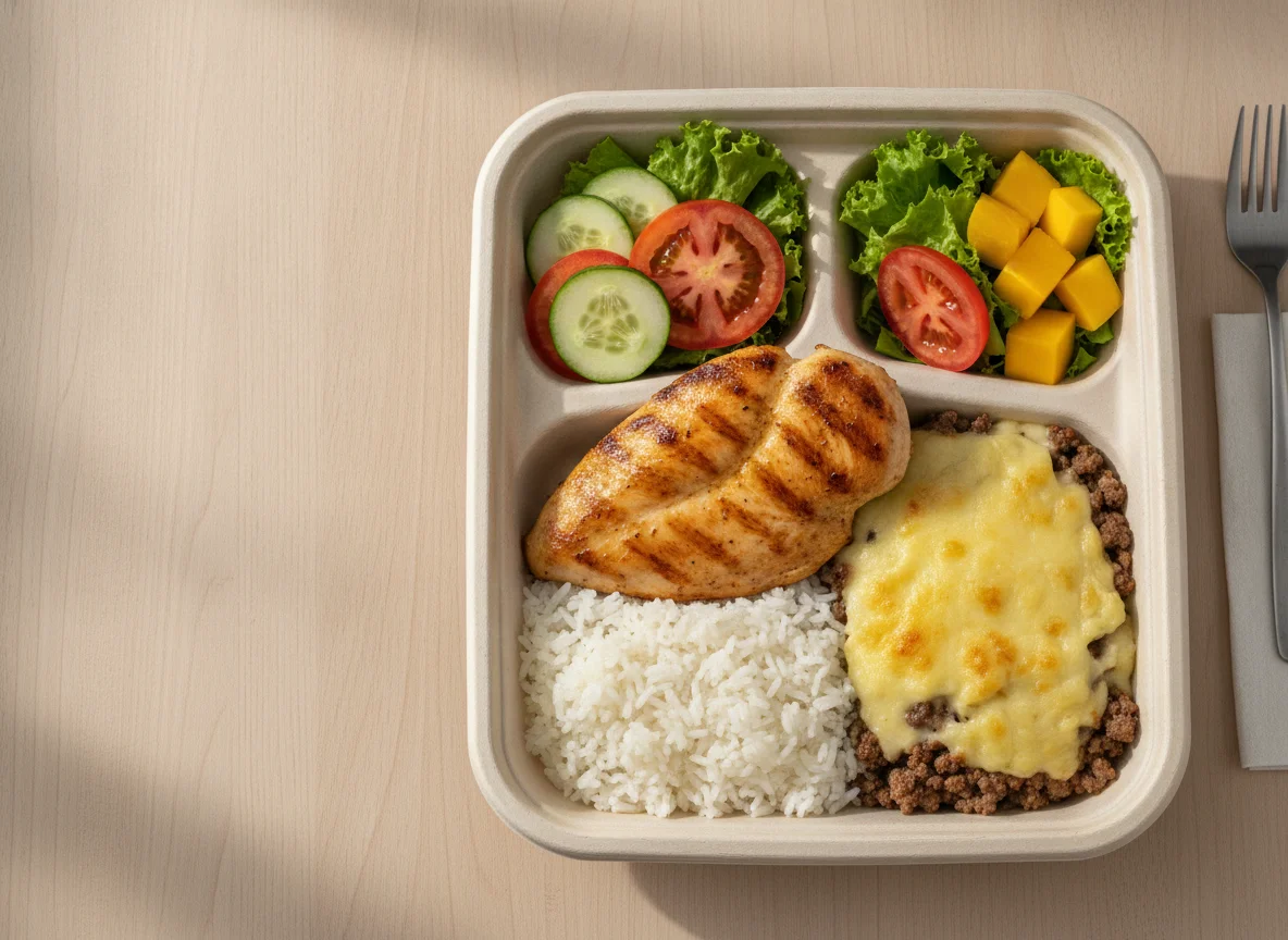 Marmitex de Frango Grelhado e Escondidinho photo