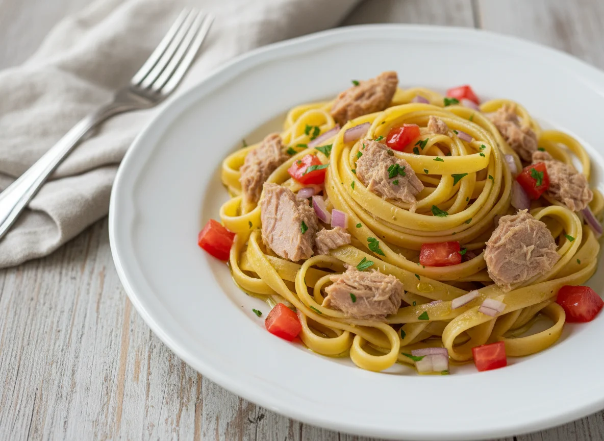 Massa com Atum photo