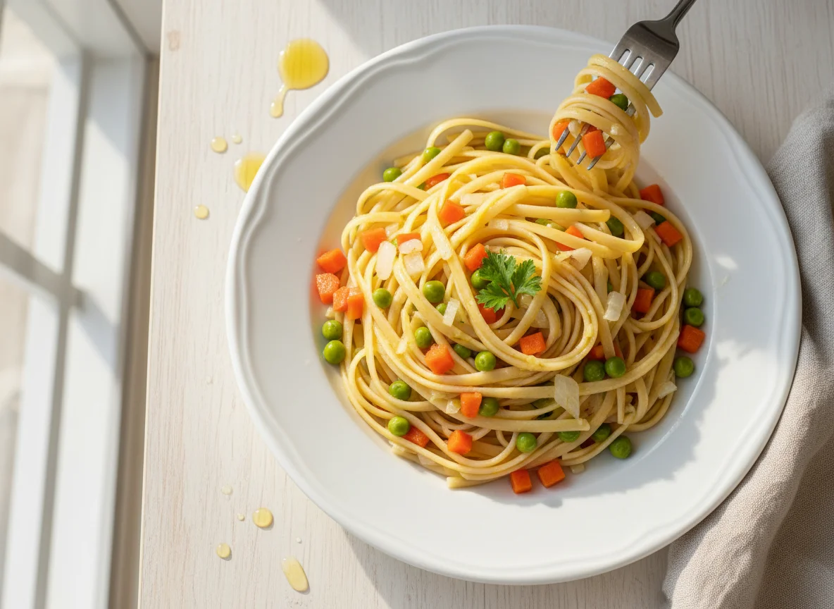 Massa com legumes photo