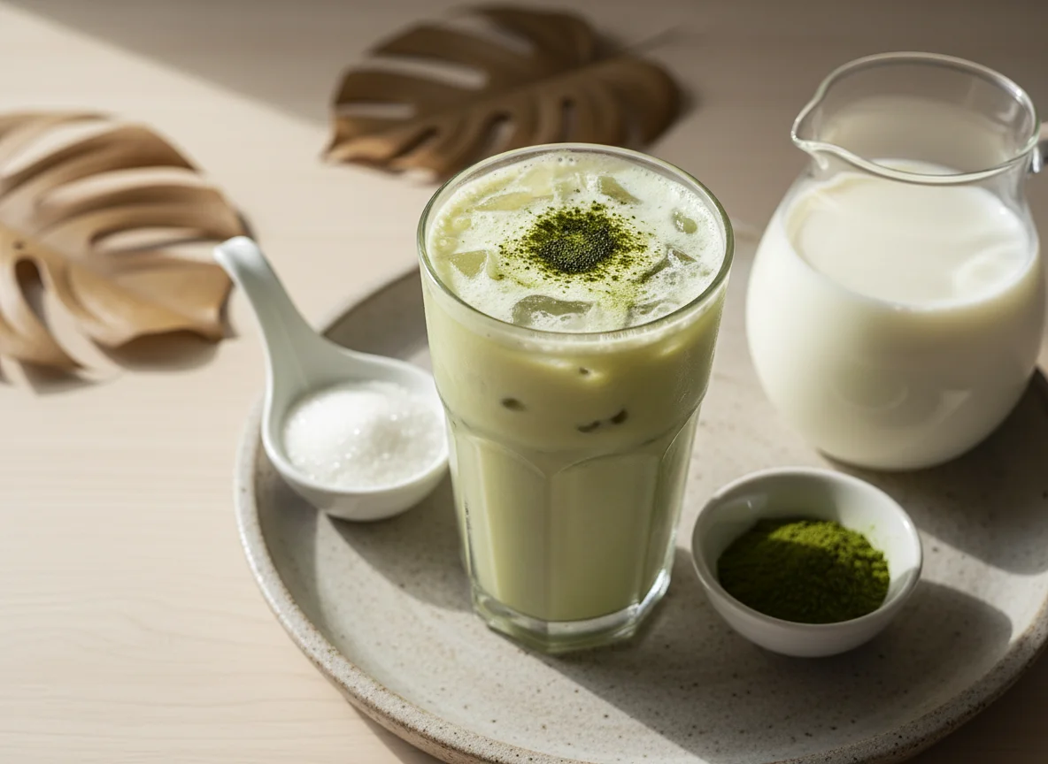 Matcha Latte Gelado photo