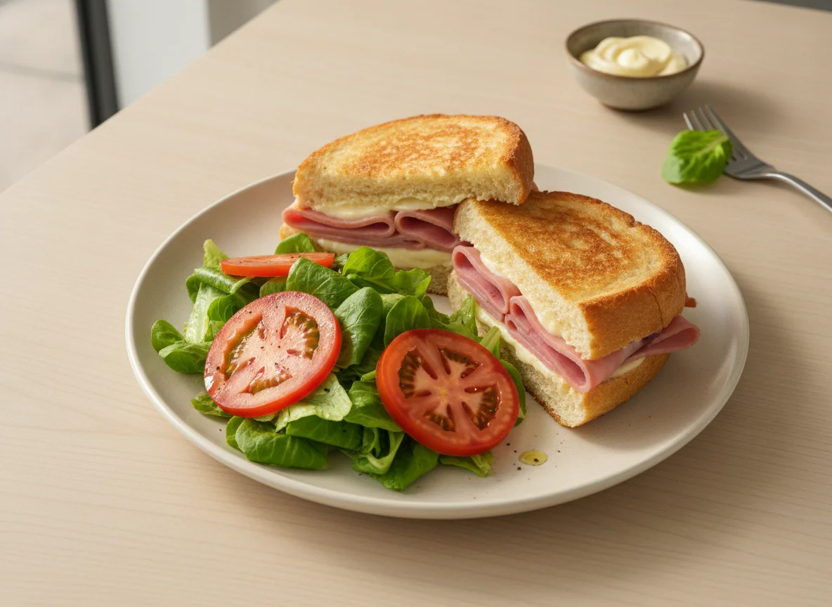 Misto Quente com Salada photo