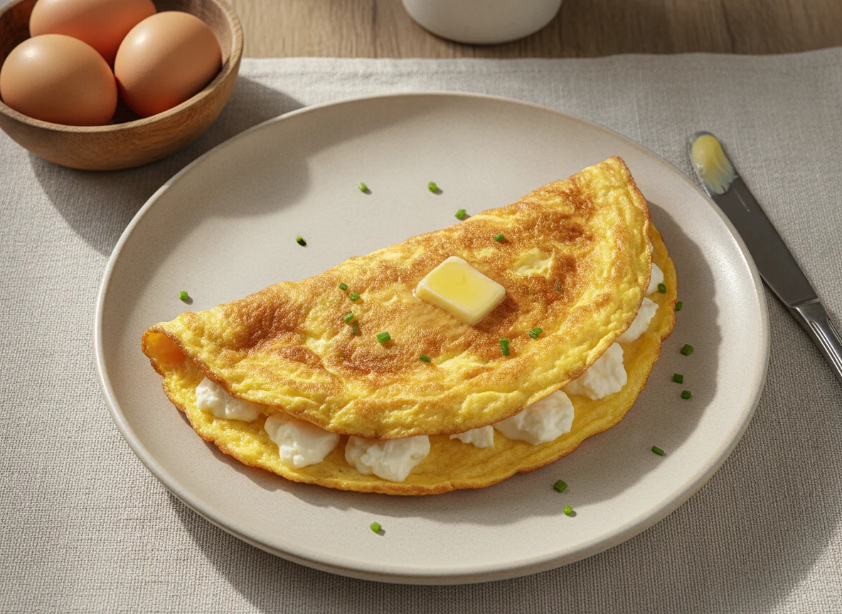 Omelete com Queijo Branco photo