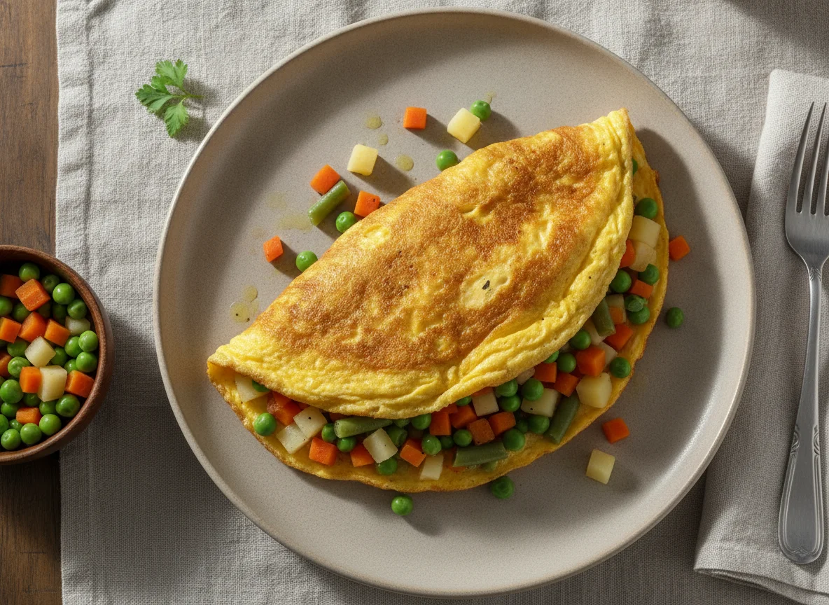 Omelete com Seleta de Legumes photo