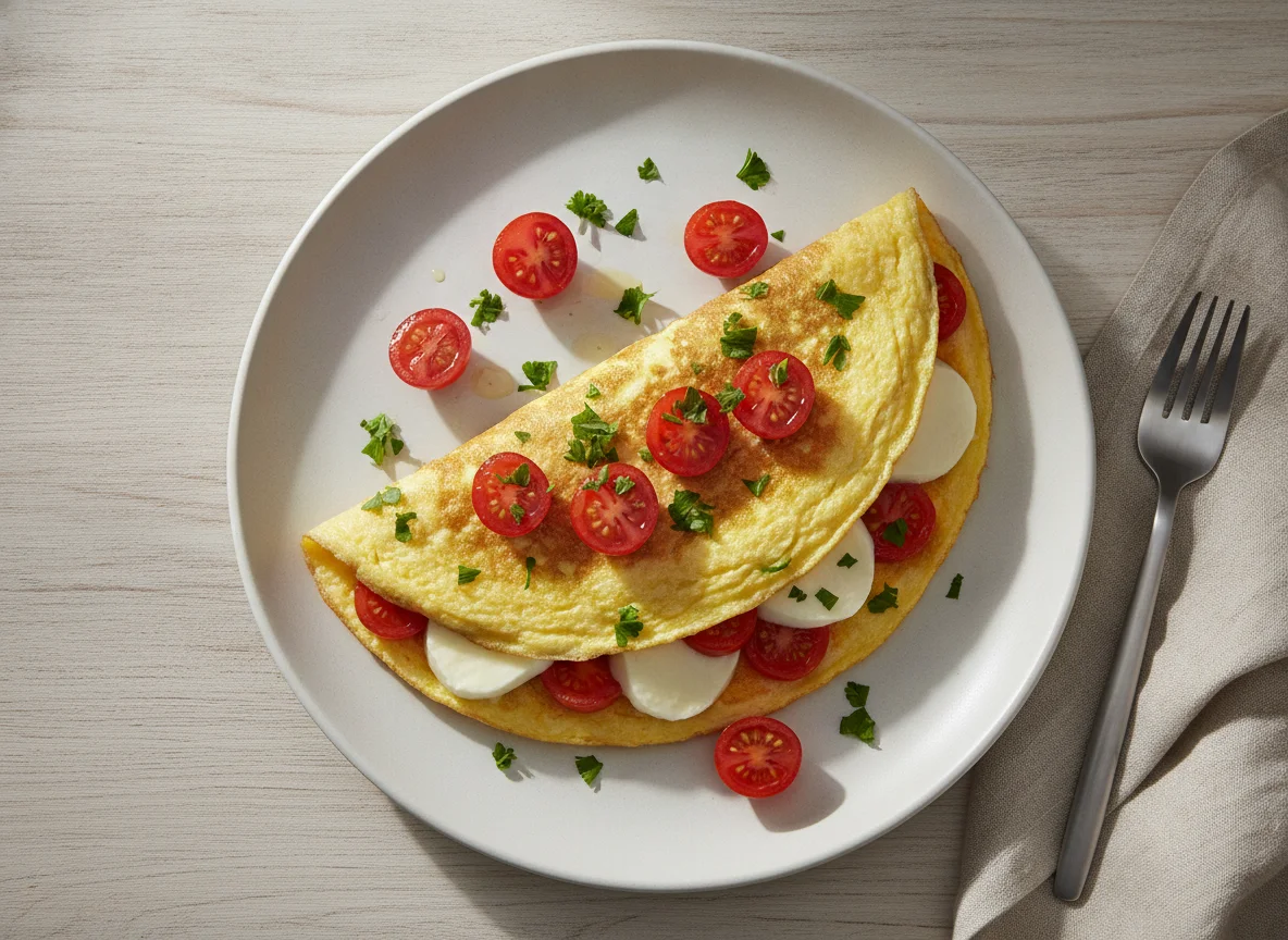 Omelete com Tomate Cereja photo