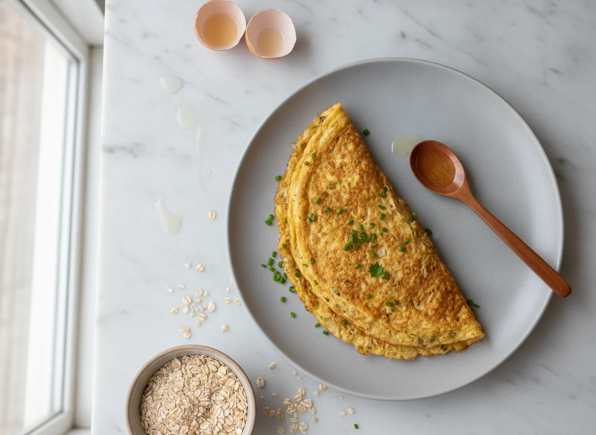 Omelete de aveia photo