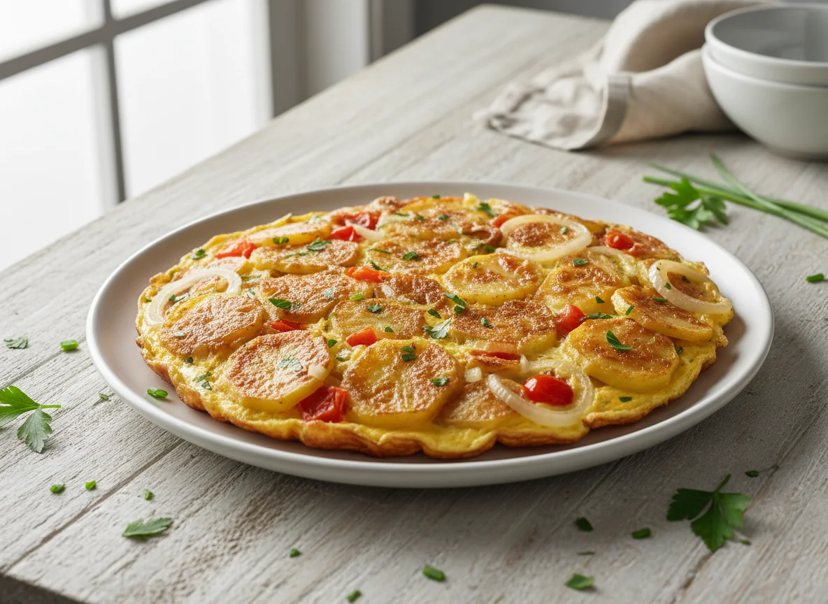 Omelete de Batata e Legumes photo