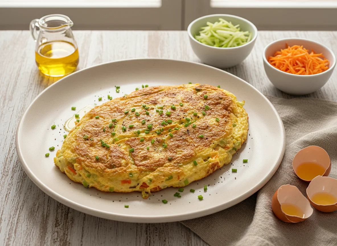 Omelete de Chuchu e Cenoura photo