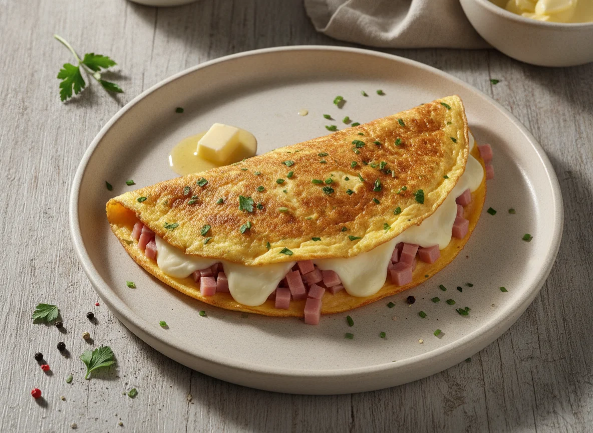 Omelete de Presunto e Queijo photo