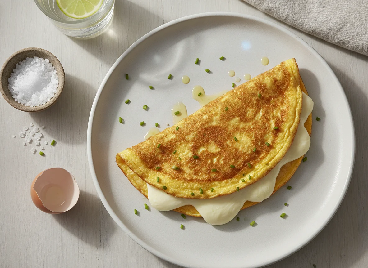 Omelete de Queijo Mussarela photo