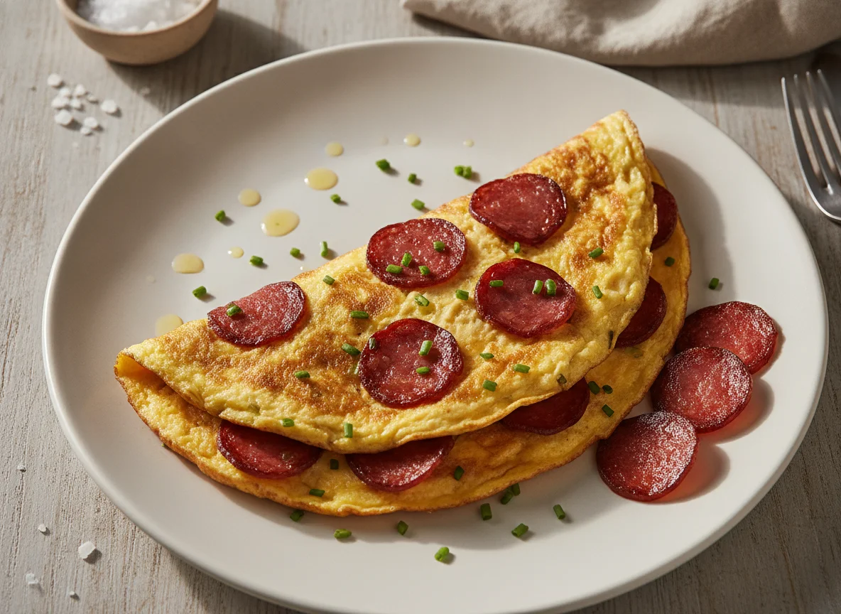 Omelete de Salame photo