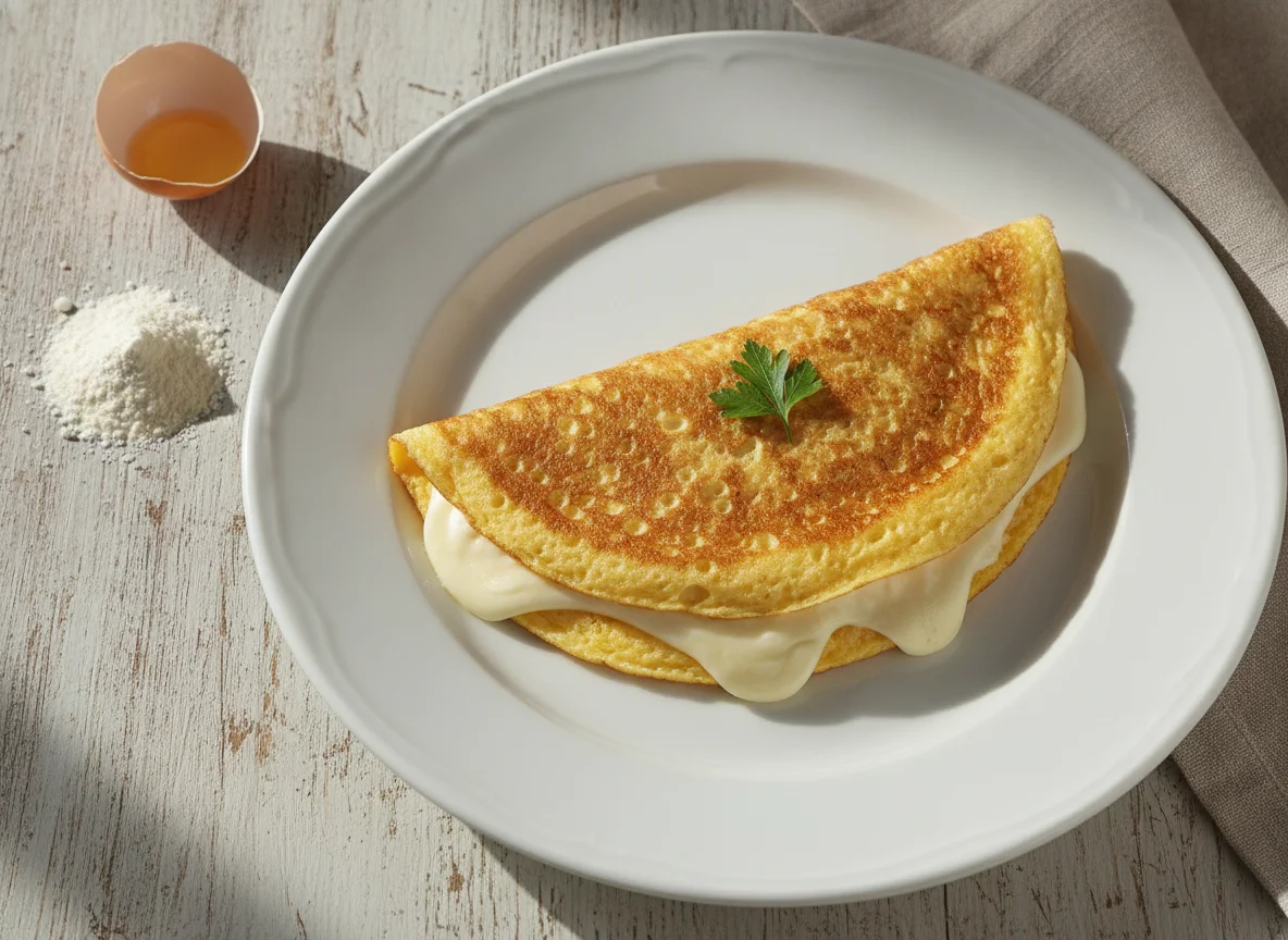 Omelete de Tapioca com Polenguinho photo