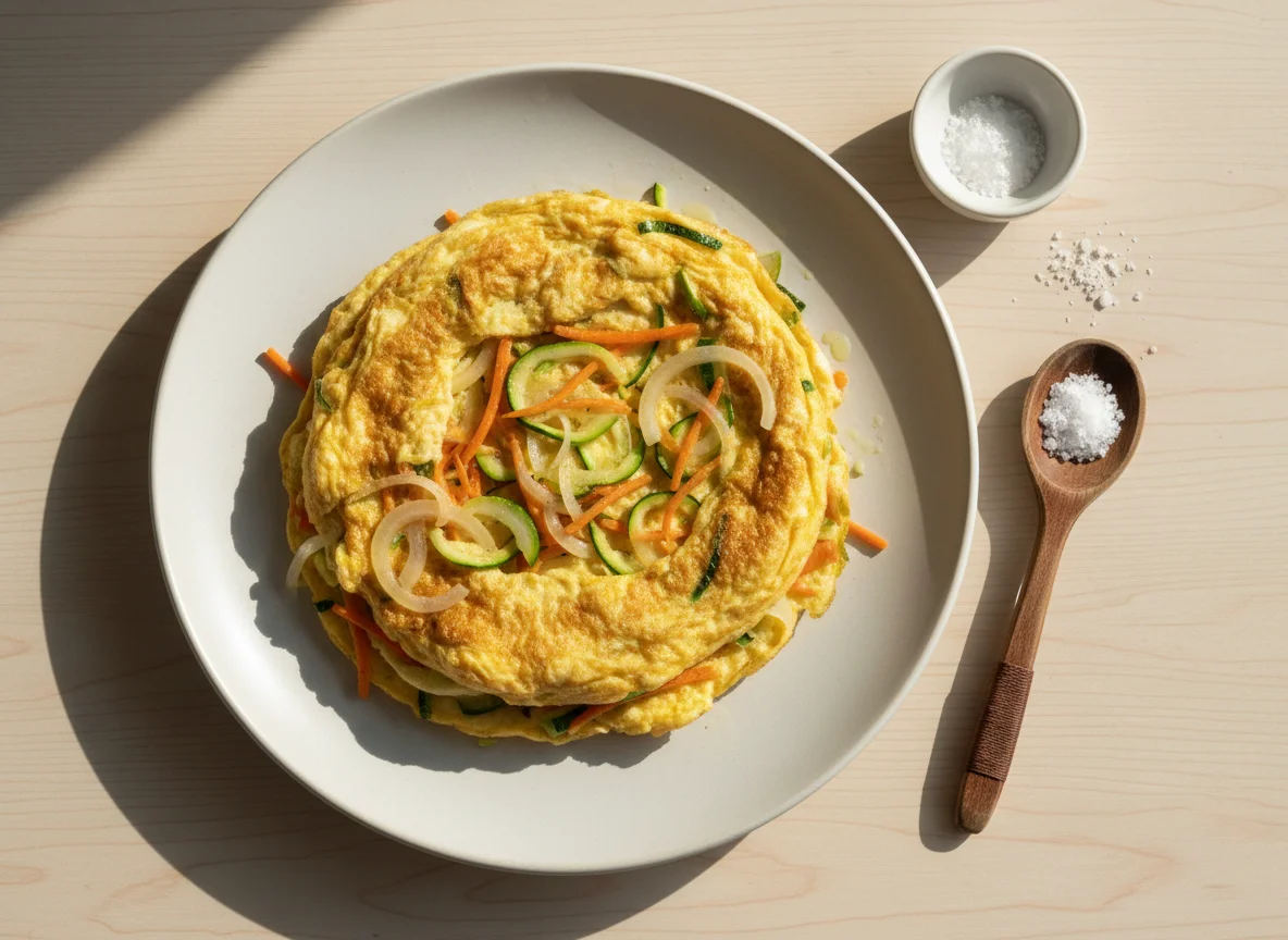 Omelete ou Mexido de Legumes photo