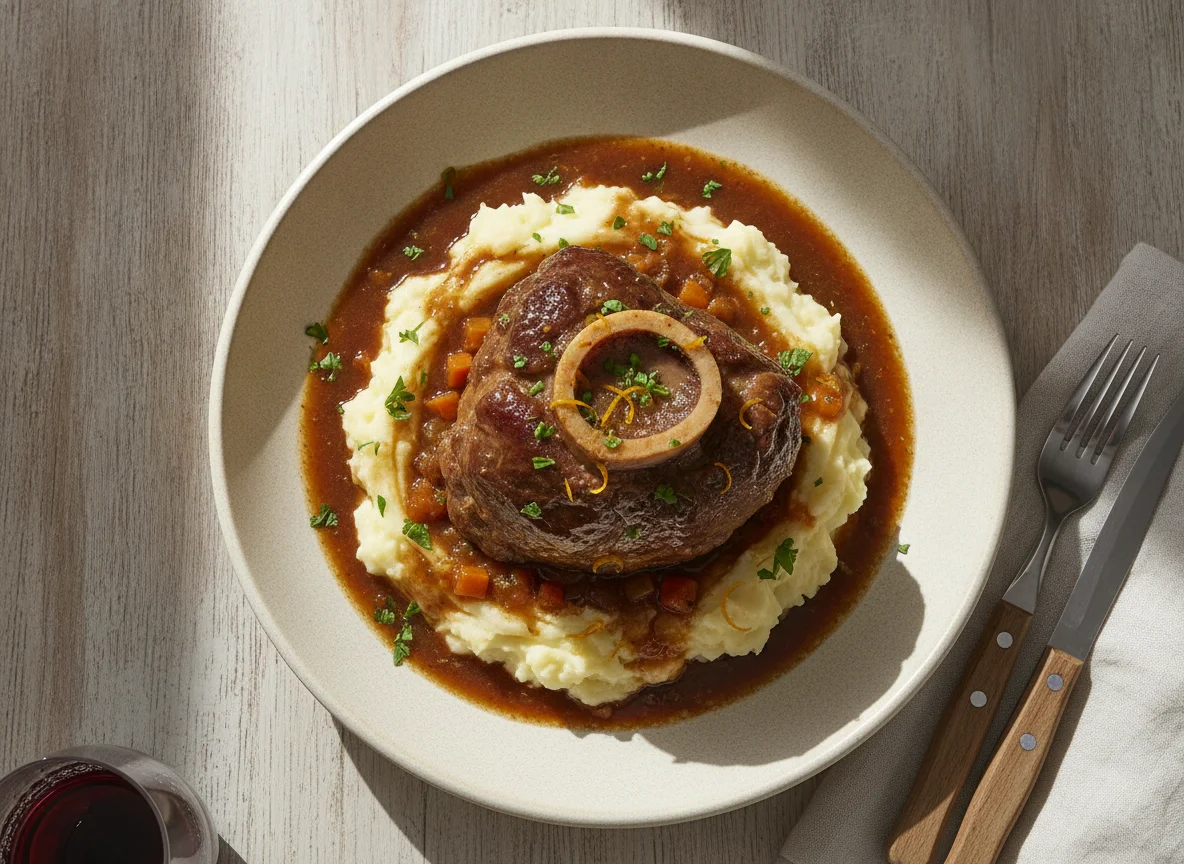 Ossobuco com Puré de Batata photo