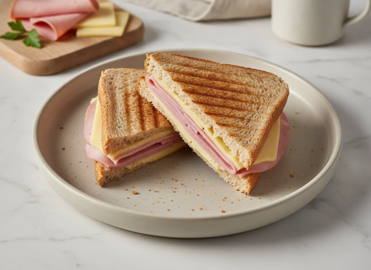 Panini de Queijo e Fiambre photo
