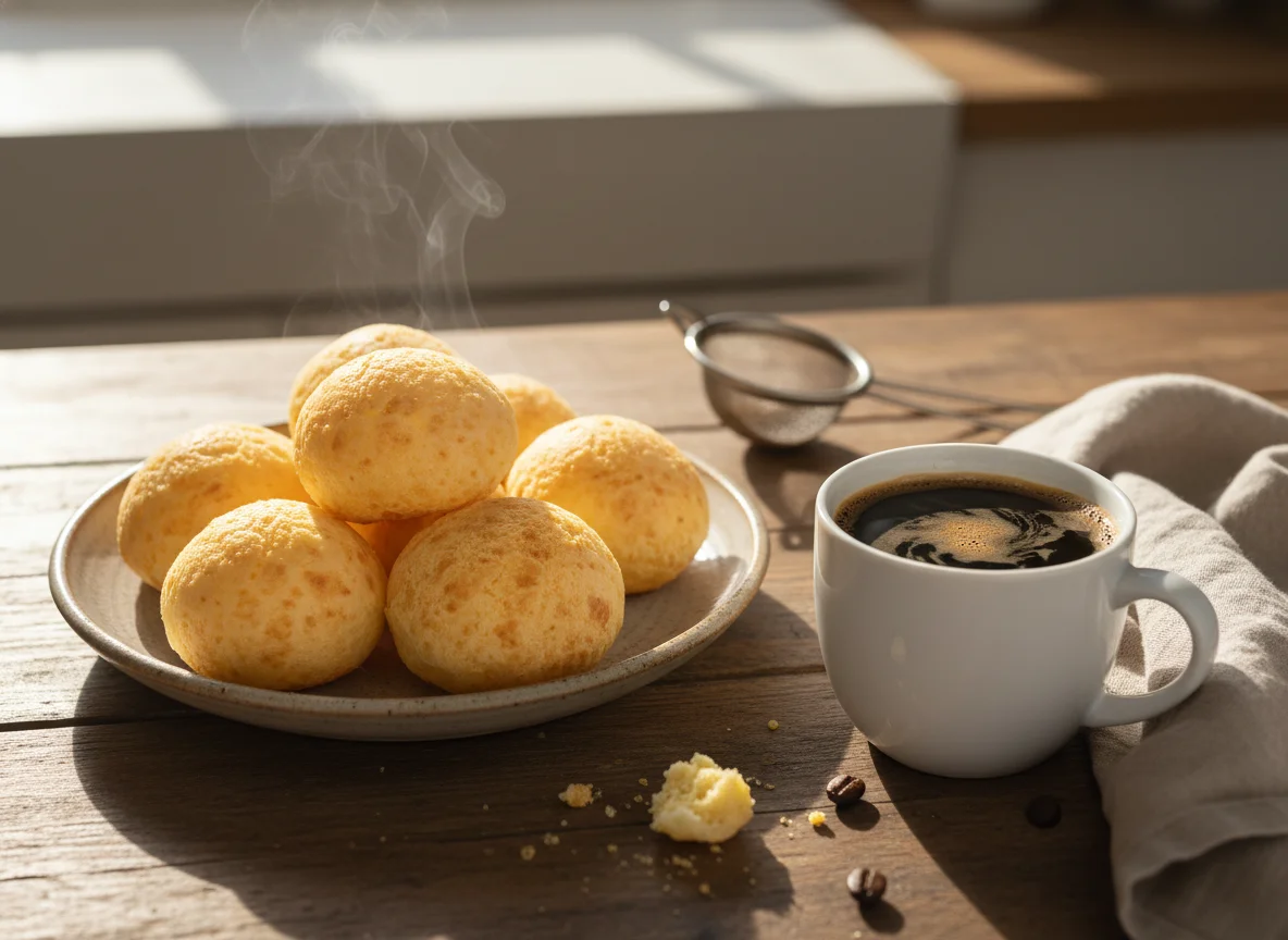 Pão de Queijo com Café photo