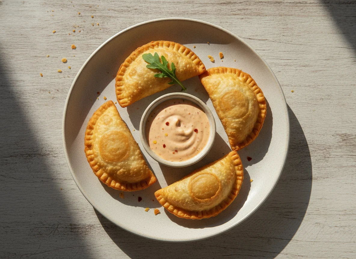 Pastéis Fritos com Molho photo