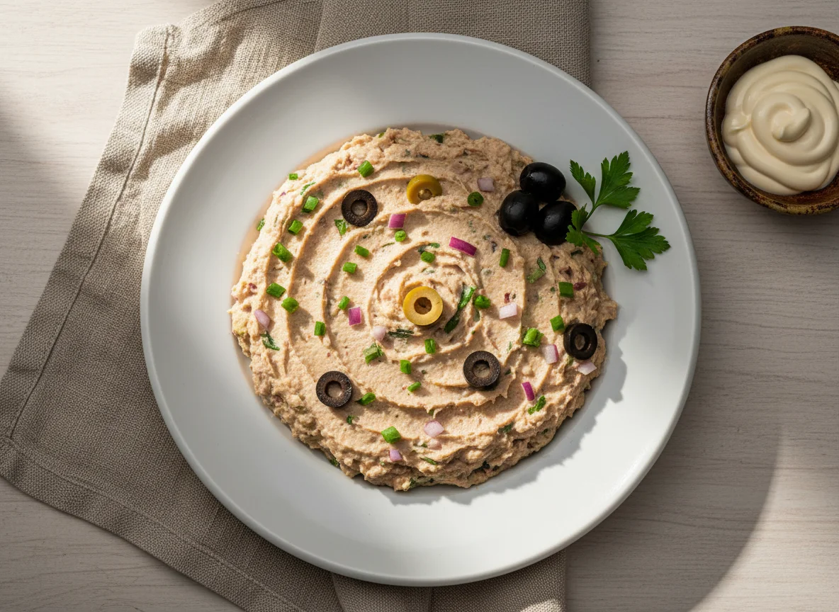 Patê de atum com azeitonas photo