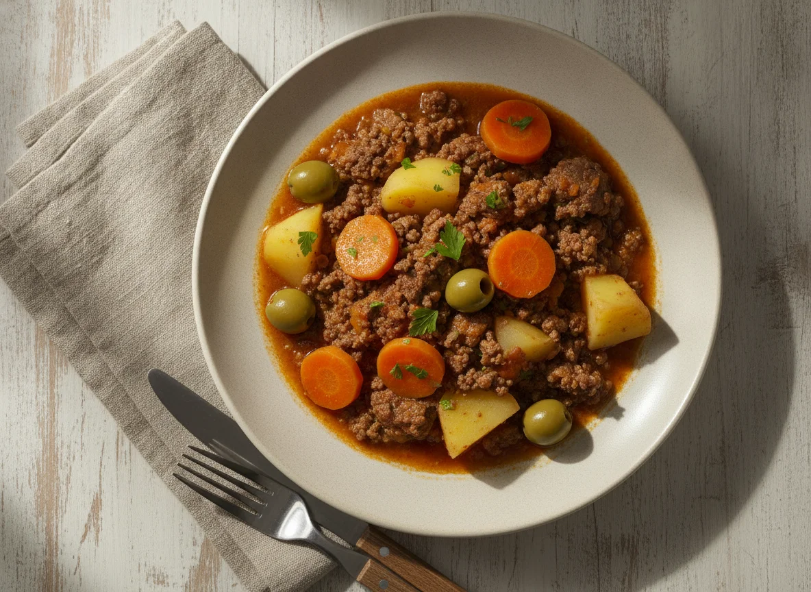 Picadinho de Carne com Batata e Cenoura photo