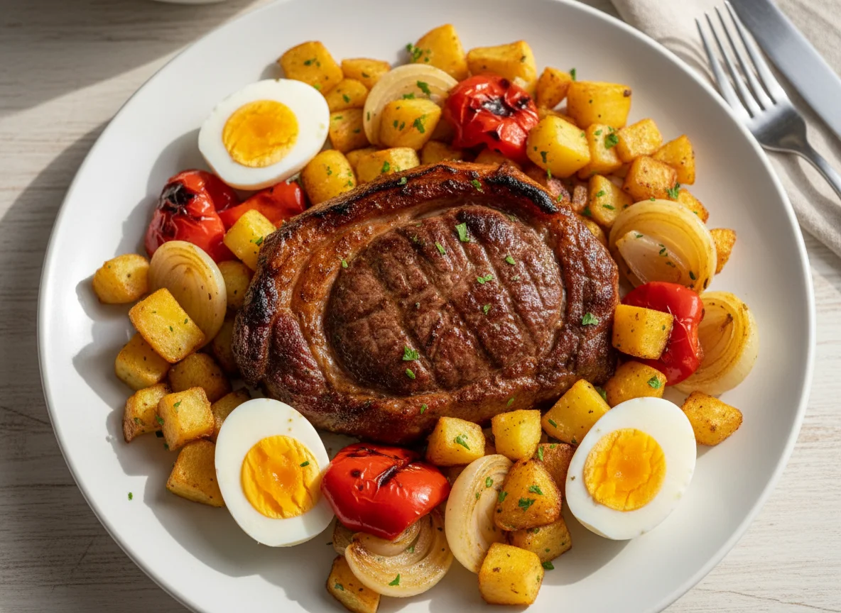 Picanha com acompanhamentos photo