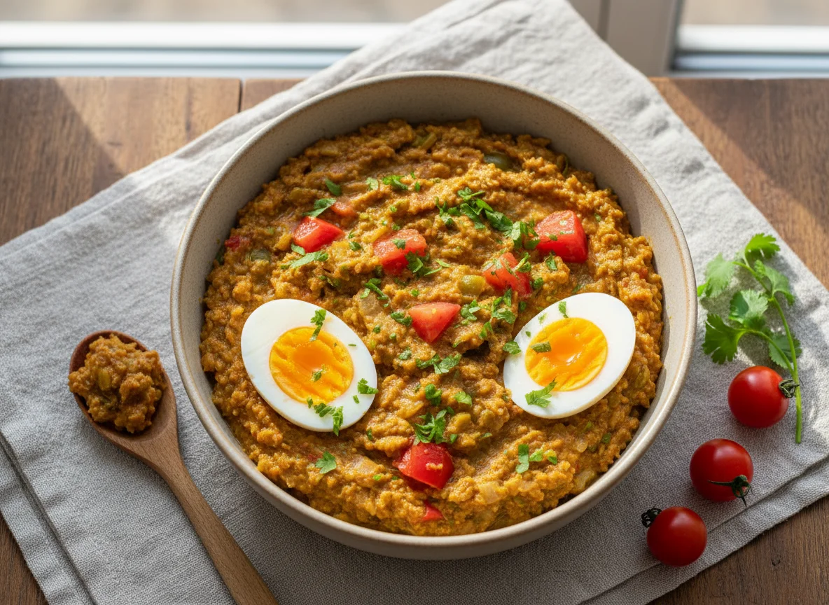 Pirão de Legumes com Ovos photo