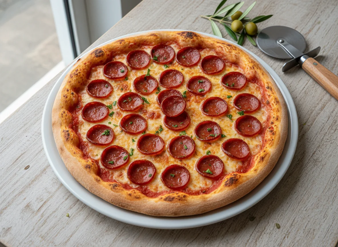 Pizza de Calabresa photo