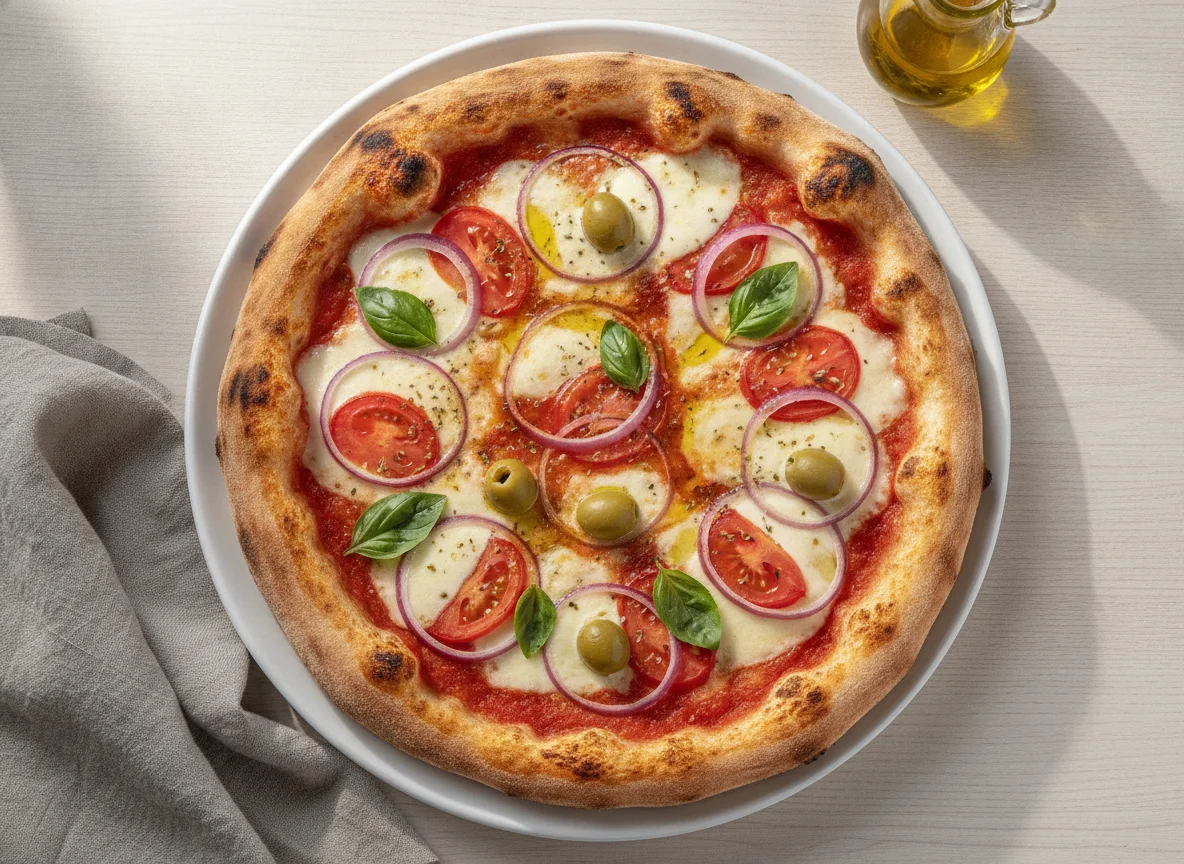 Pizza Margherita Romana photo