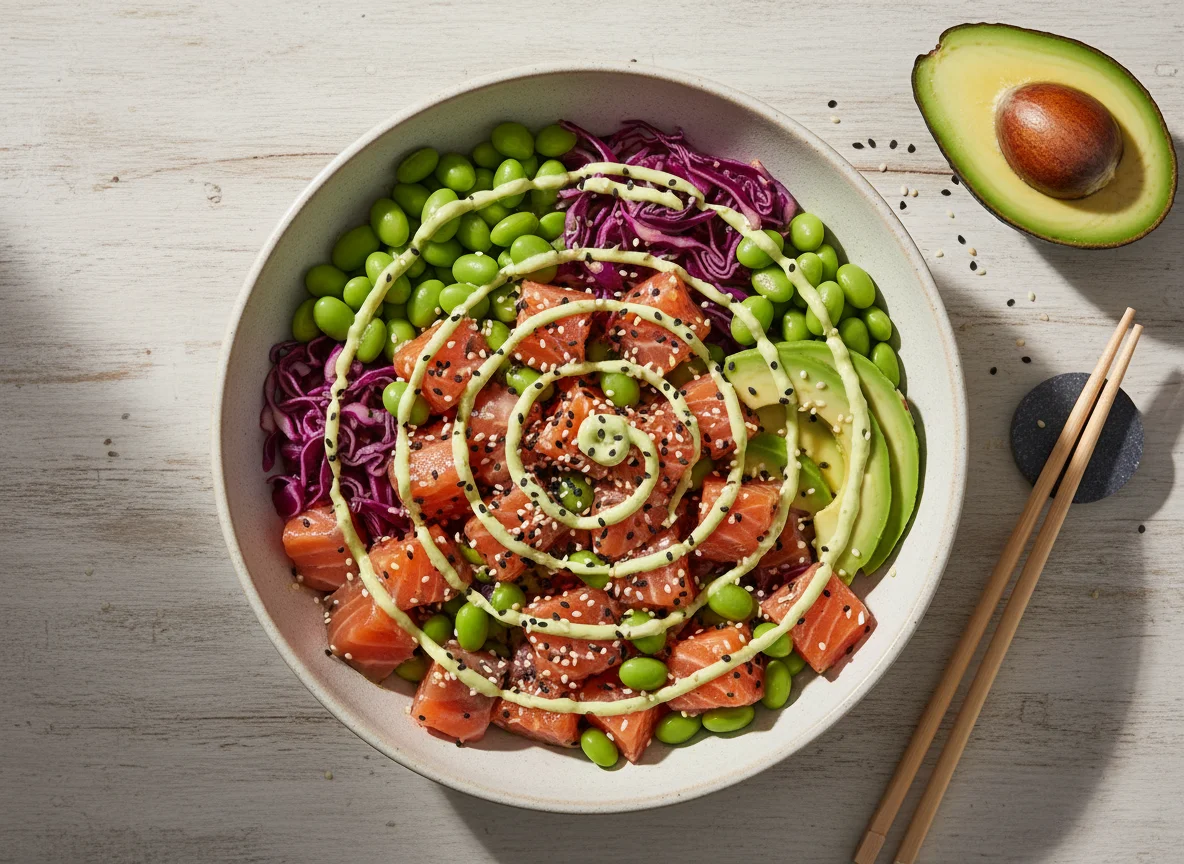 Poke Bowl de Salmão photo