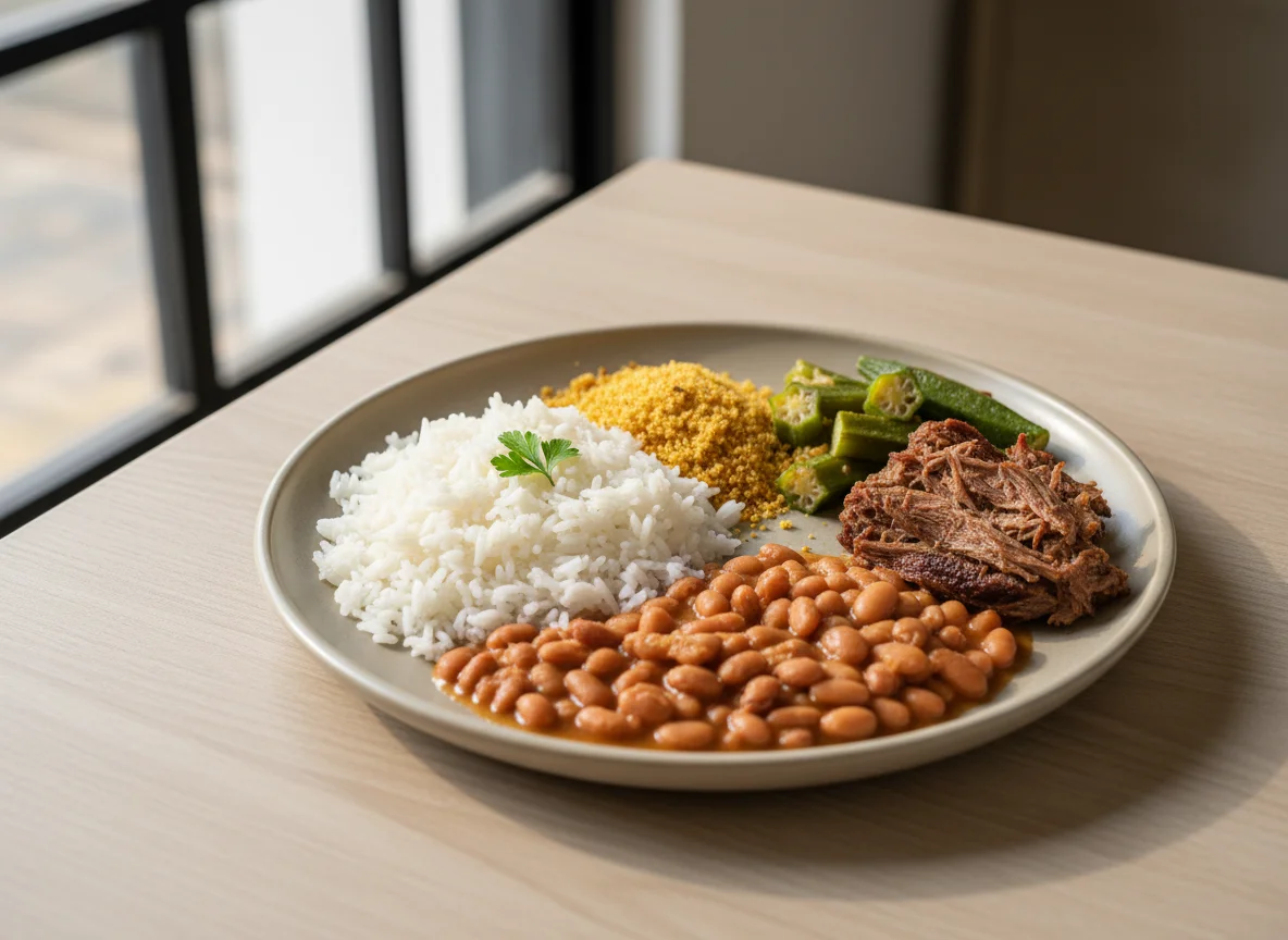 Prato Brasileiro com Carne de Sol photo