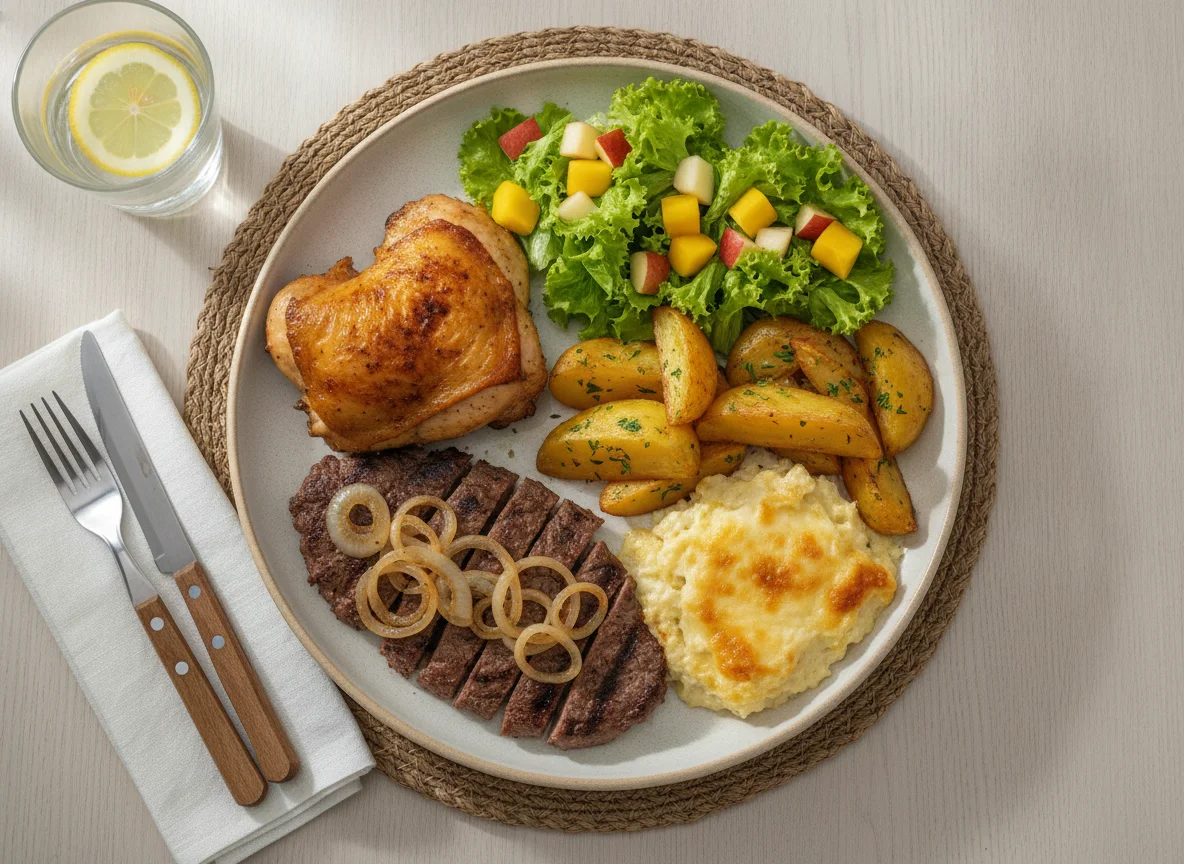 Prato de Almoço Variado photo