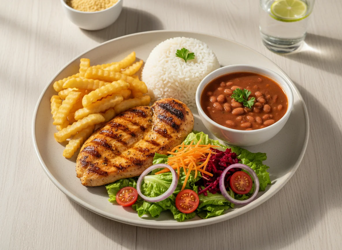 Prato Feito com Frango Grelhado photo