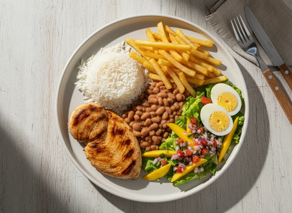 Prato Feito com Salada photo