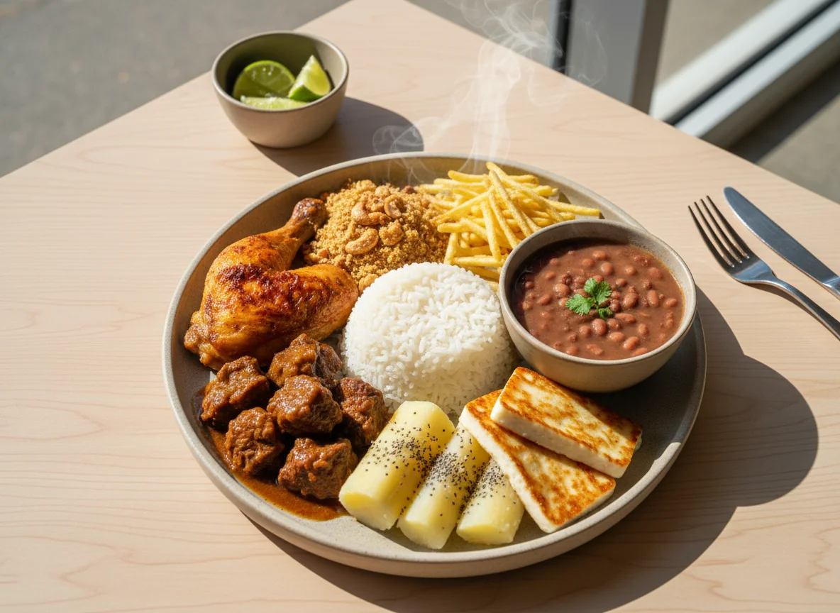 Prato variado brasileiro photo