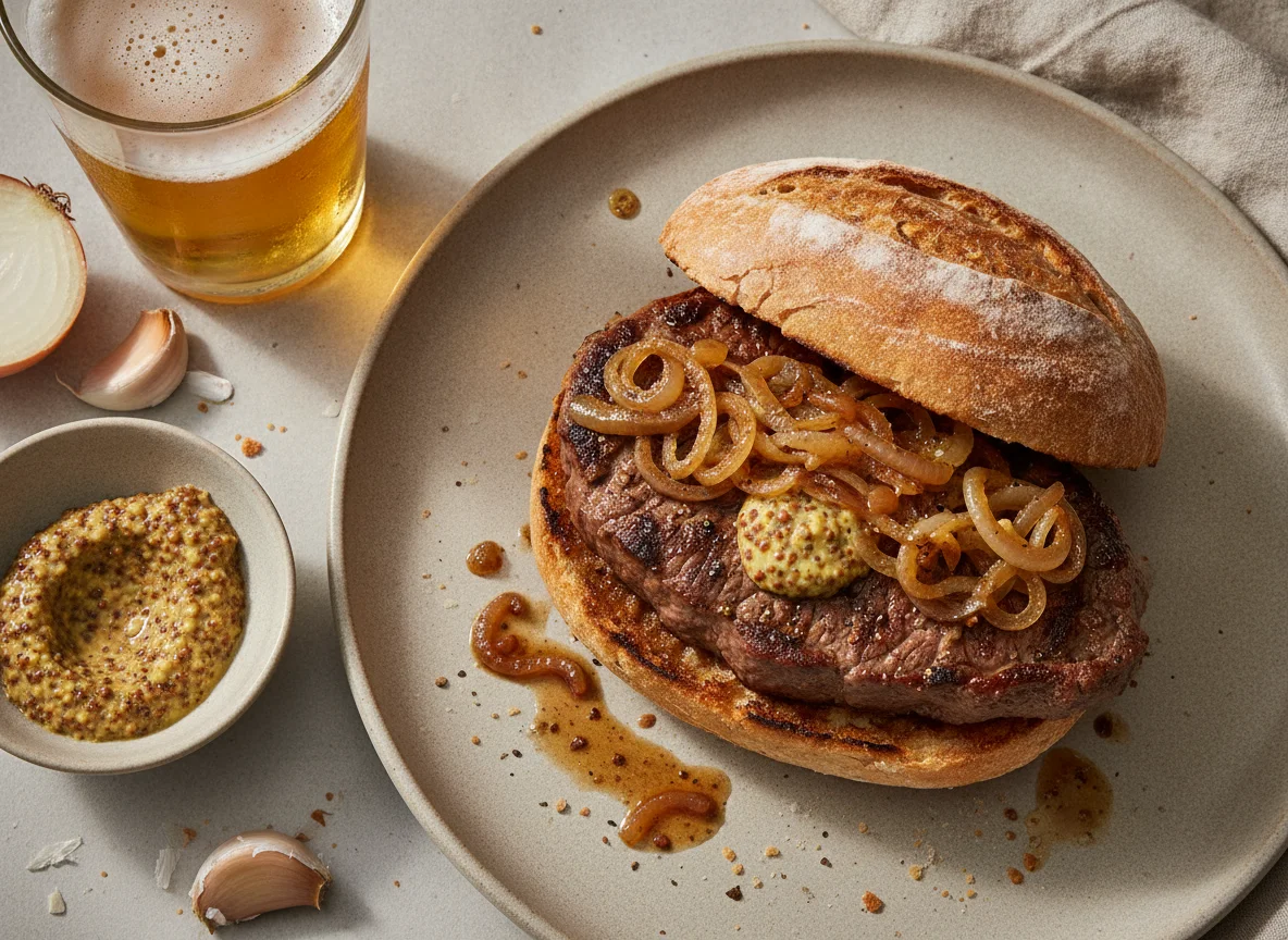 Prego no Pão com Cerveja photo