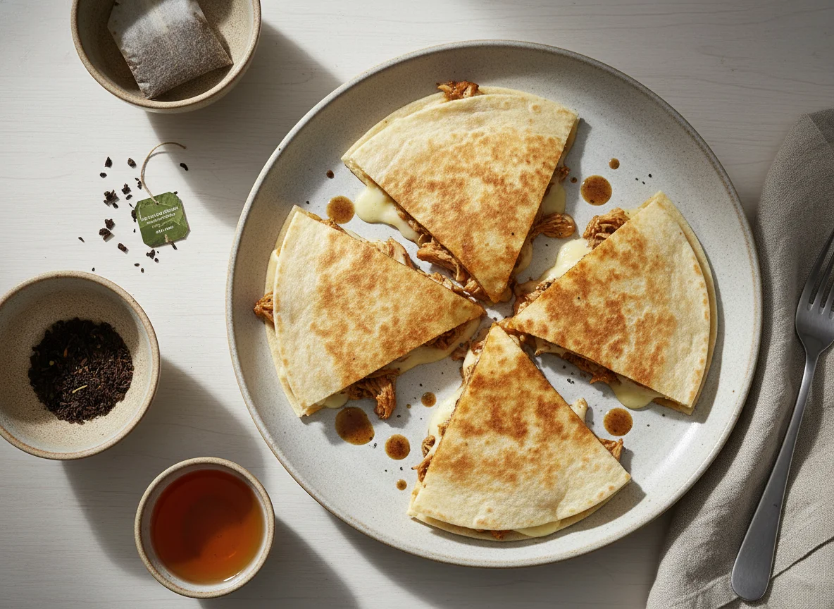 Quesadilla de Frango e Chá photo