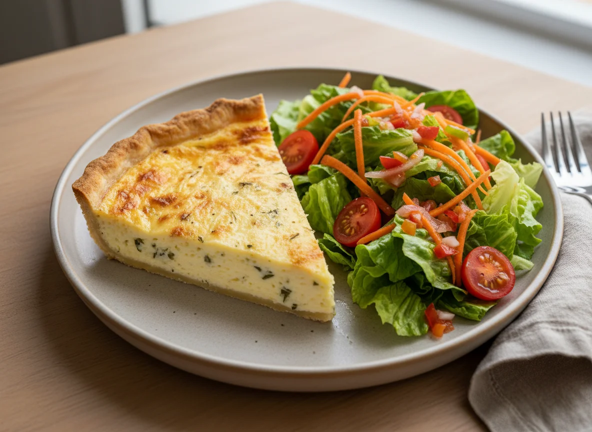 Quiche com Salada Mista photo