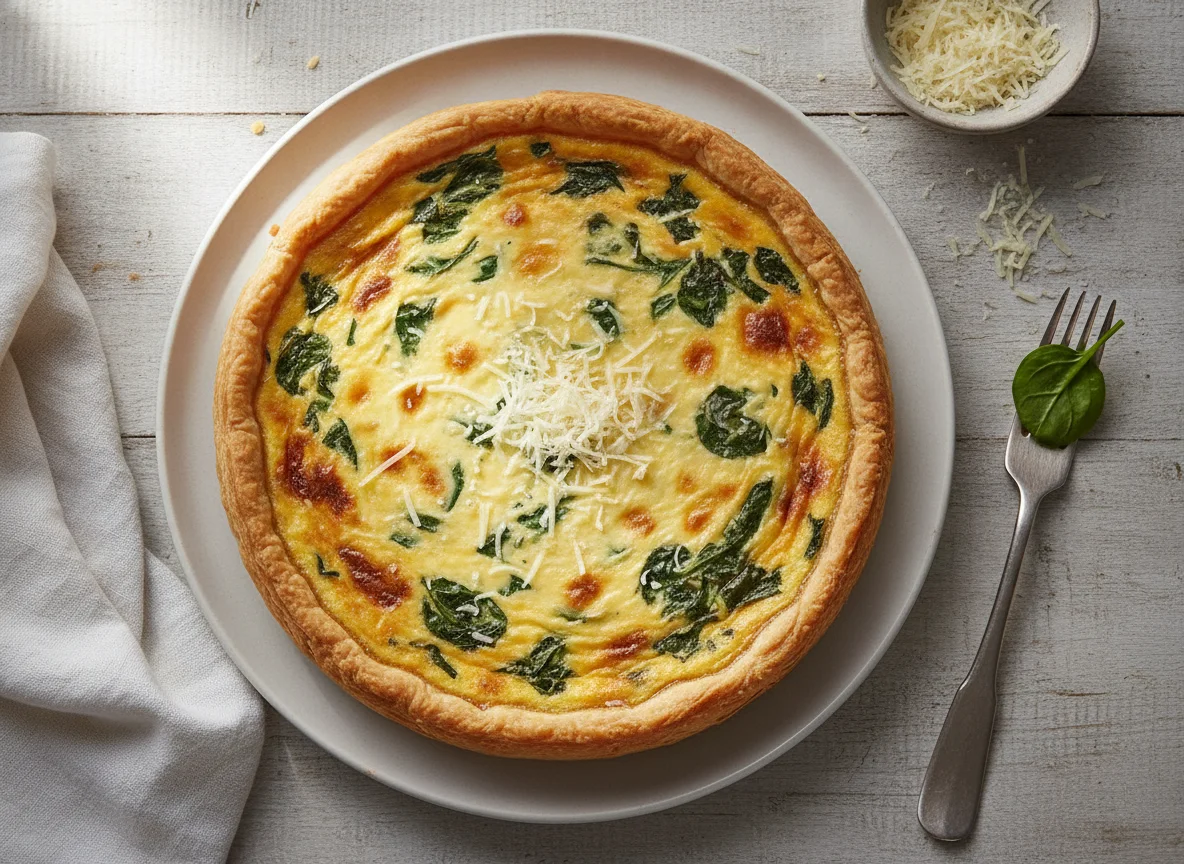 Quiche de Espinafres e Queijo photo