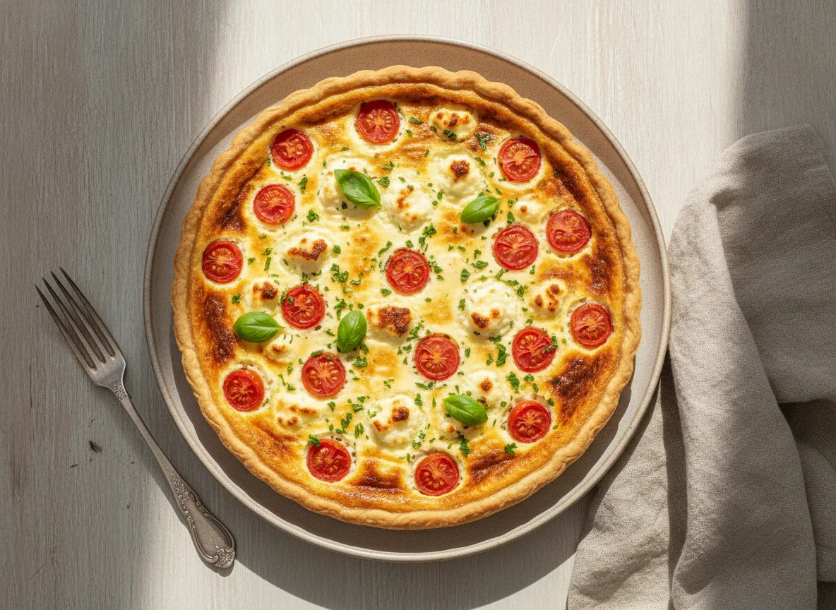 Quiche de Tomate e Queijo photo