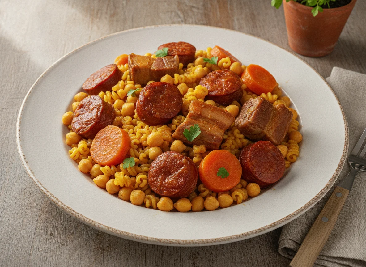 Rancho à Portuguesa com Arroz Amarelo photo