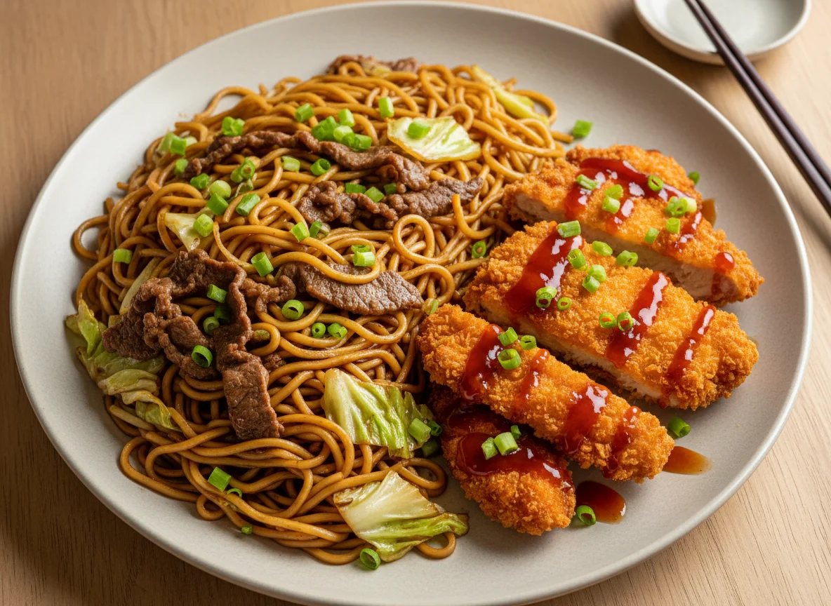 Refeição Asiática Variada photo