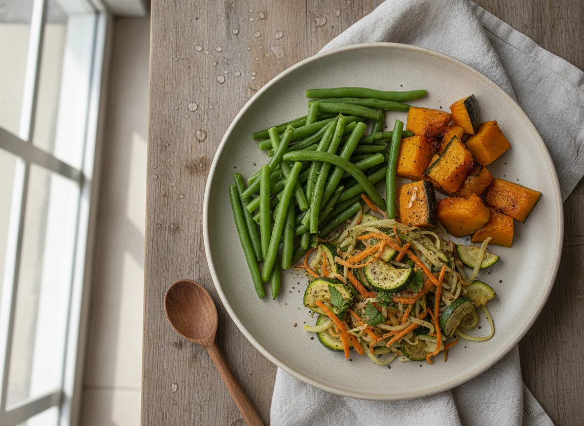 Refeição com legumes photo