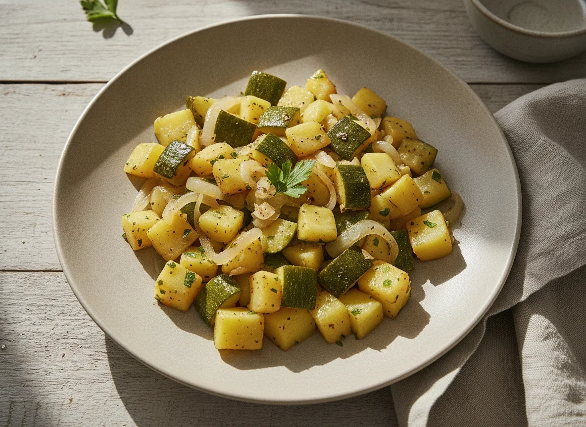 Refogado de Abobrinha com Batata photo