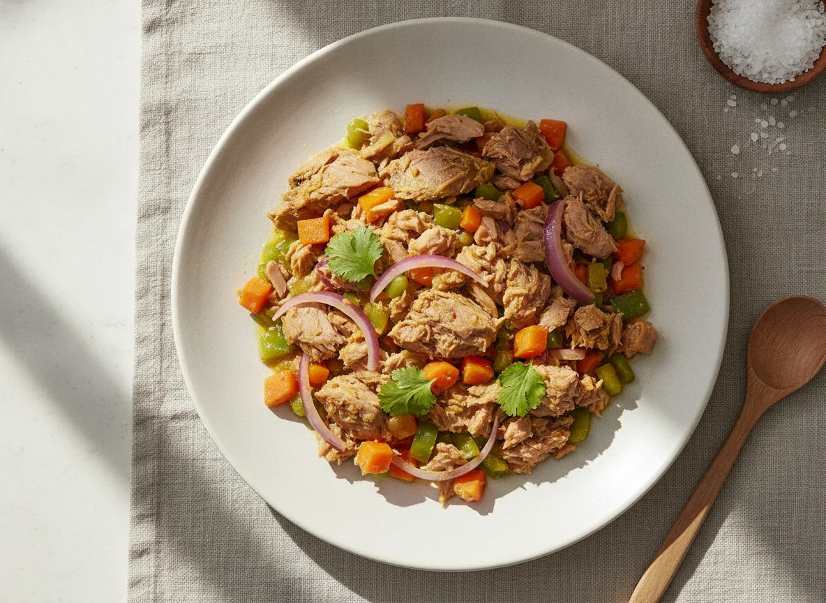 Refogado de Atum com Vegetais photo