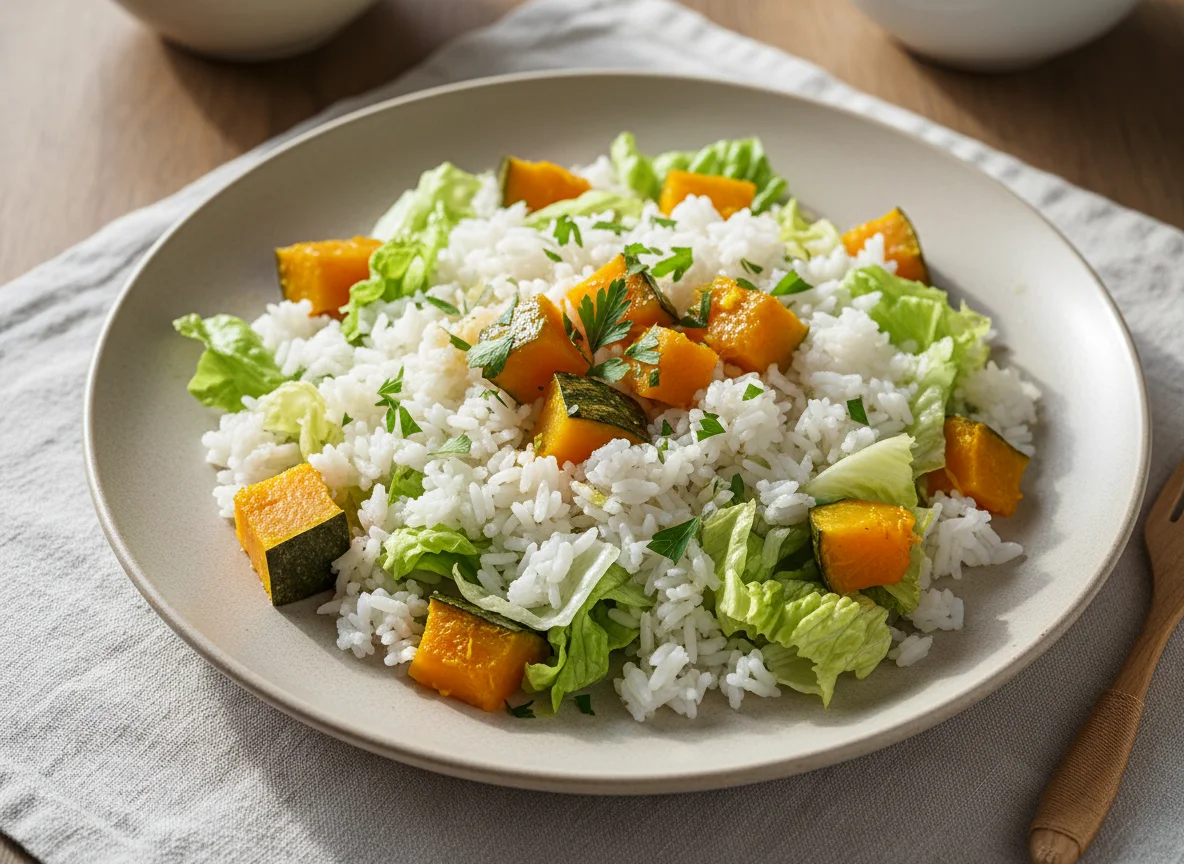 Restos de Salada e Arroz photo