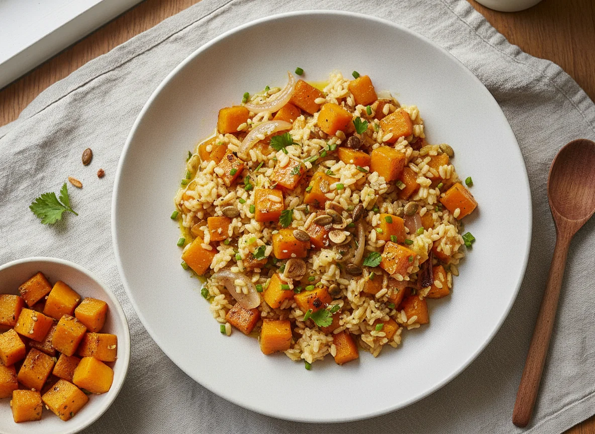Risoto de Abóbora e Legumes photo