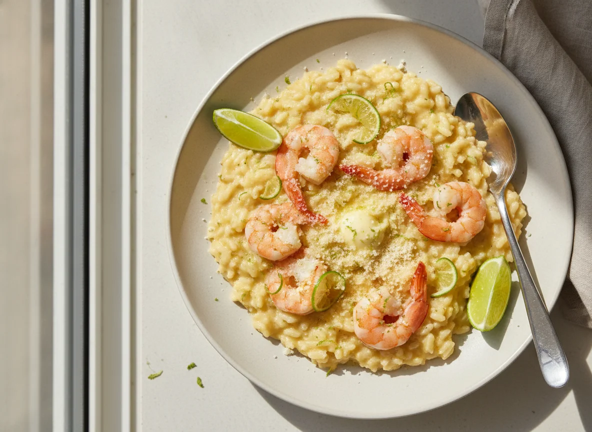Risoto de Camarão com Limão photo