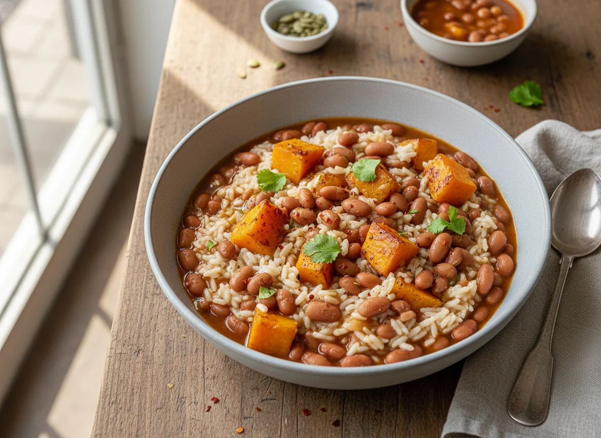 Risoto de Feijão com Abóbora photo