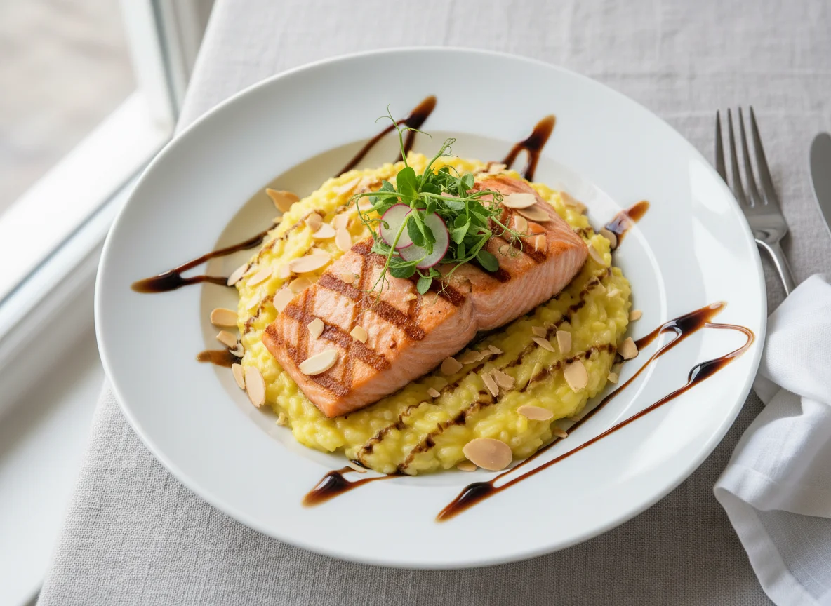 risoto de limão siciliano photo