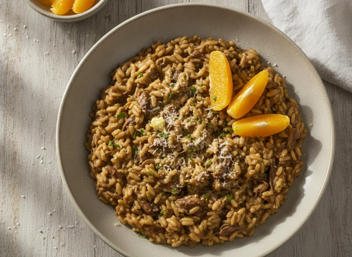 Risoto de Pato com Laranja photo