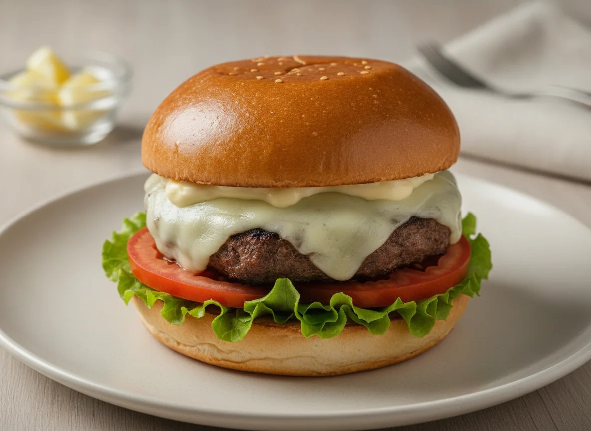 Salad burger photo
