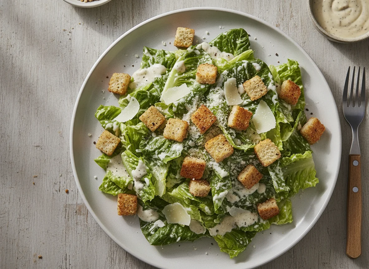 Salada Caesar com Croutons photo